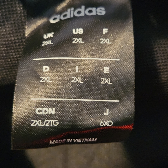 ADIDAS MEN ESSENTIAL 3 STRIPE ZIP UP - Picture 3 of 3